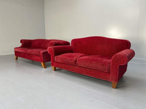 Linley scroll arm sofas - linley,