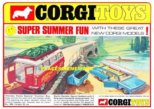 Corgi toys holiday commer van - commer,