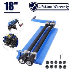18" Bead Roller Former Swager Rotary Metal Sheet Swaging Machine 6 Roll Set
