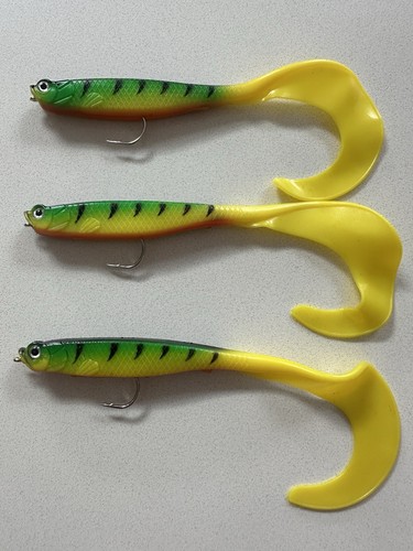 Pike soft lures with hooks - soft,