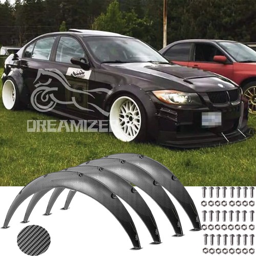 Carbon fiber fender flares - carbon,