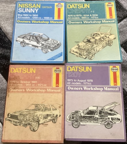 Haynes manuals datsun - haynes, datsun/nissan