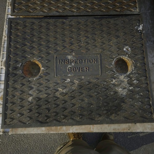 Cast iron manhole cover - manhole,