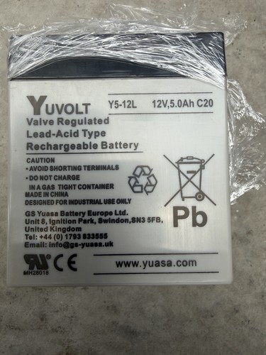 Yuasa yuvolt yucel - yuasa, 5.0ah