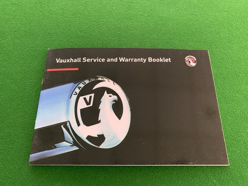 Vauxhall service history - service, book