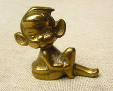 Vintage Brass Pixie Ornament