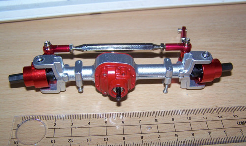 Vehicle axle with drive - rc,
