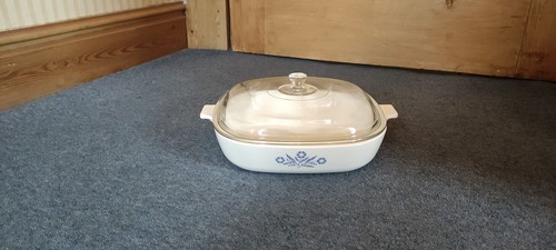 Pyrosil corning ware blue - corning,
