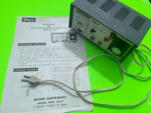 Vintage olson 145 ac - olson,