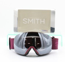 SMITH MERLOT FRAME UNISEX SKI GOGGLES CHROMAPOP MIRROR LENS RRP £150 AD