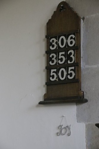 Photo 6x4 hymn numbers - photo,