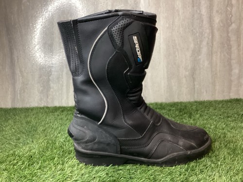 Spada black leather motorbike - leather,