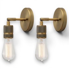 Brass Wall Light Industrial