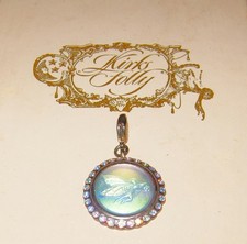 KIRKS FOLLY FLYING FAIRY WITH STAR CARVED CRYSTAL PENDANT NECKLACE BAG CHARM QVC