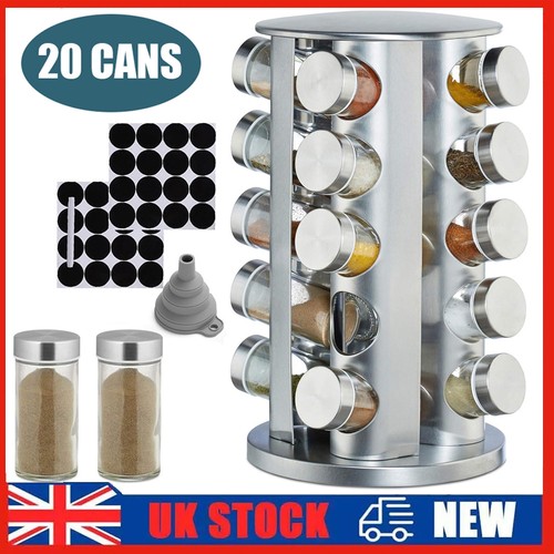 Jar revolving spice rack - spice,