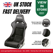 Recaro Pole Position ABE Leather/Suede Track Day/Road Premium Car Bucket Seat