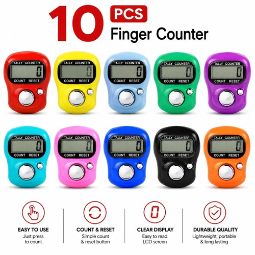 Ring tally counter finger hand - counter,