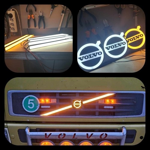 Volvo logo emblem light - fh,