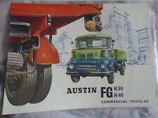 Austin FG K30 K40 Trucks range brochure undated UK market ref 1858/I