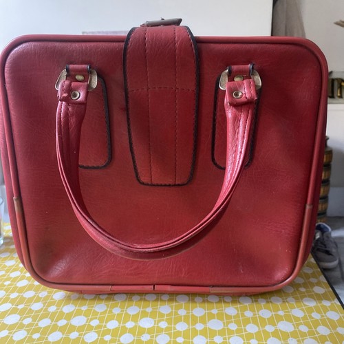 Old vintage 1970s travel case - vintage,