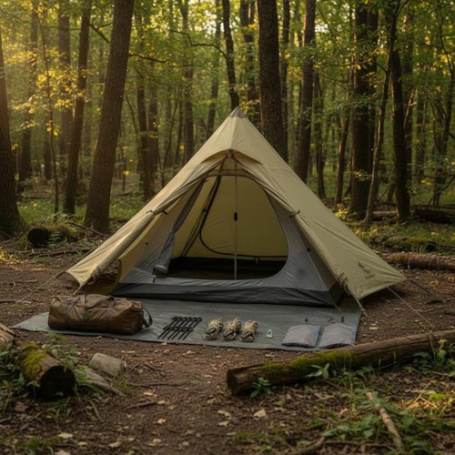 Person pyramid tent - person,