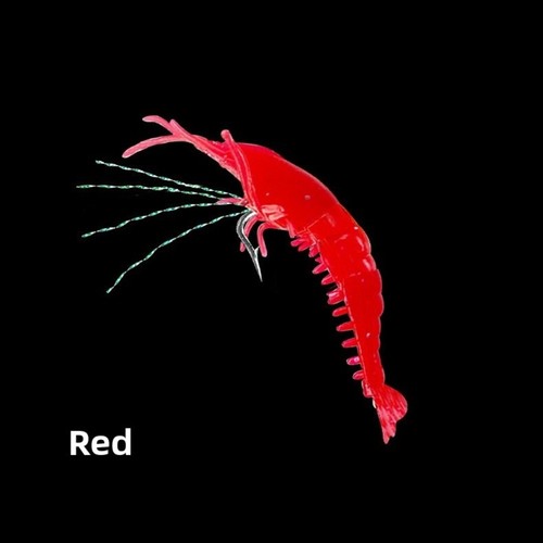 10pcs soft shrimp fake - soft, bait