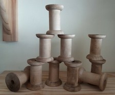 WOODEN BOBBINS SPOOLS