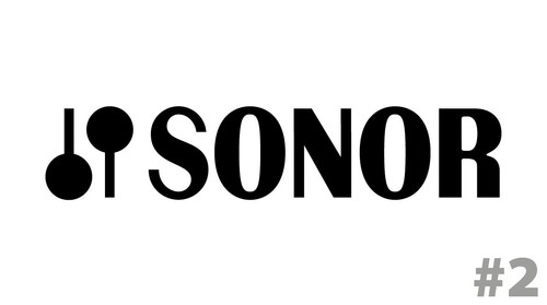 Sonor 29cm decal sticker - #2,