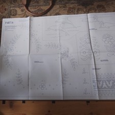 Vintage MULTI USE Iron-On Transfer sheet: Embroidery Magic 16 a