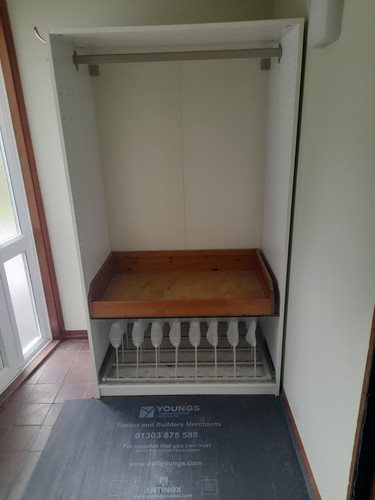 Hall cupboard for coats - cupboard,