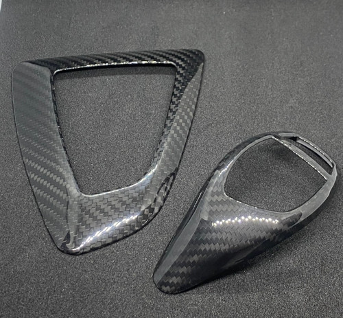 Genuine carbon fibre - carbon, knob