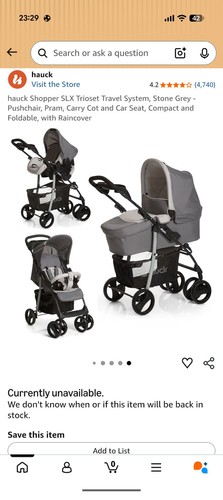 Hauck shopper slx trioset - slx,