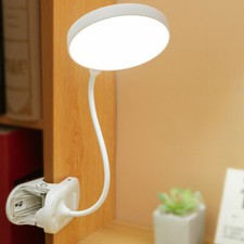 Clamp USB Desk Light Clip On Flexible Bed Reading Table Study LED Night Lamp