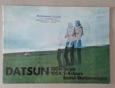 Datsun 100A Saloon & Estate, 120A Coupe Brochure c.1972