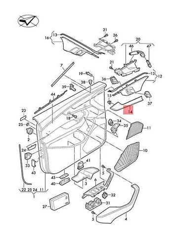 Oem audi cabriolet - cabriolet, trim