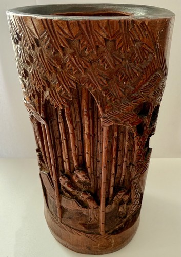 Vintage carved bamboo - vintage,