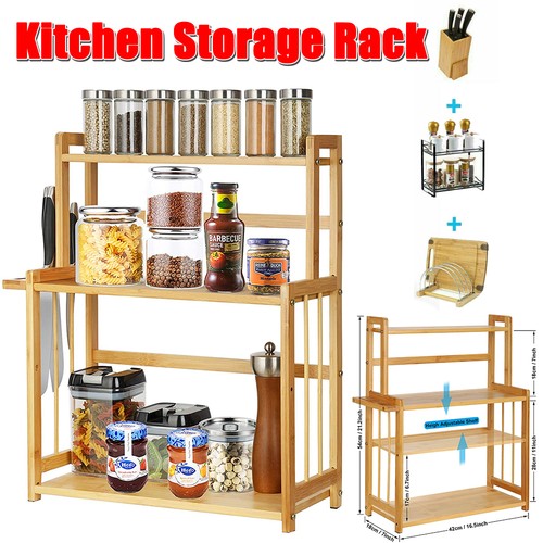Tier wooden spice - 3, with