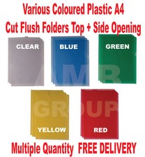 Various Coloured Plastic A4