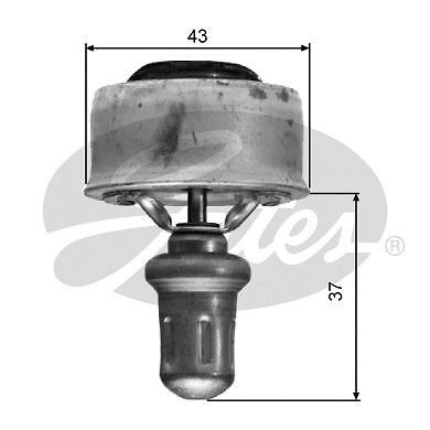 Gates thermostat for renault - gates,