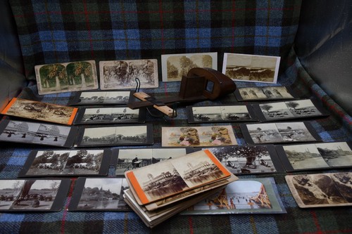 Victorian stereoscope viewer - victorian,