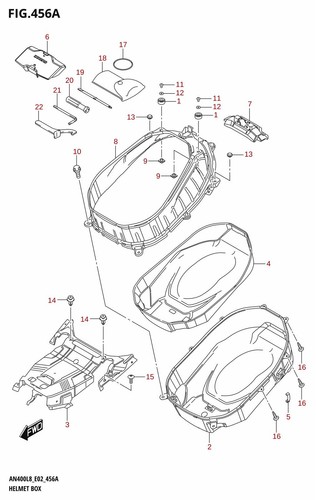 Suzuki genuine bolt 6mm - 6mm, x