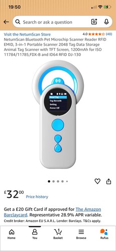 Rechargeable pet microchip - id,