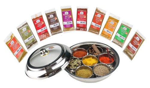 Authentic spice tin - spice, indian