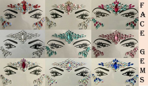 Face gems adhesive - adhesive, glitter
