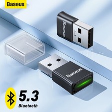Baseus USB Bluetooth 5.3 Wireless Dongle Adapter Receiver for PC - Black