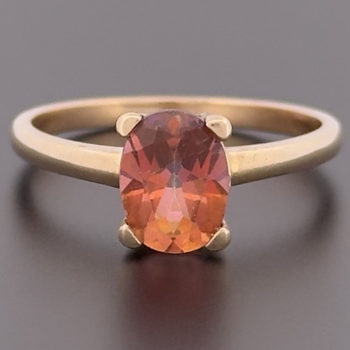 9ct yellow gold mystic - yellow, topaz
