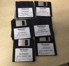 Tecnics Operational/Upgrade/Style Floppy Disk For KN Keyboards