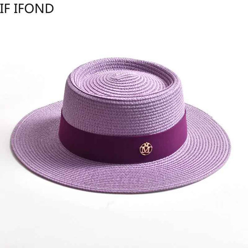 Ladies vintage straw boater - ladies,