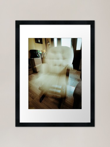 Ghost chair framed art print - ghost,