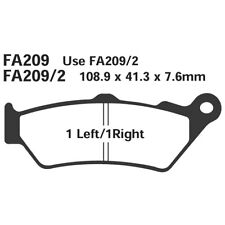 PAIR OF PADS EBC FA209/2 R. ENFIELD 650 INTERCEPTOR 2018-2022